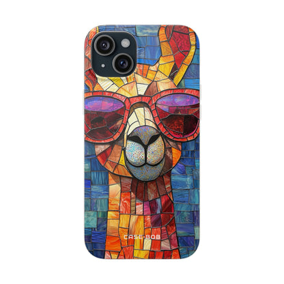 Llama Glow iPhone 15 Plus Cover - Blød