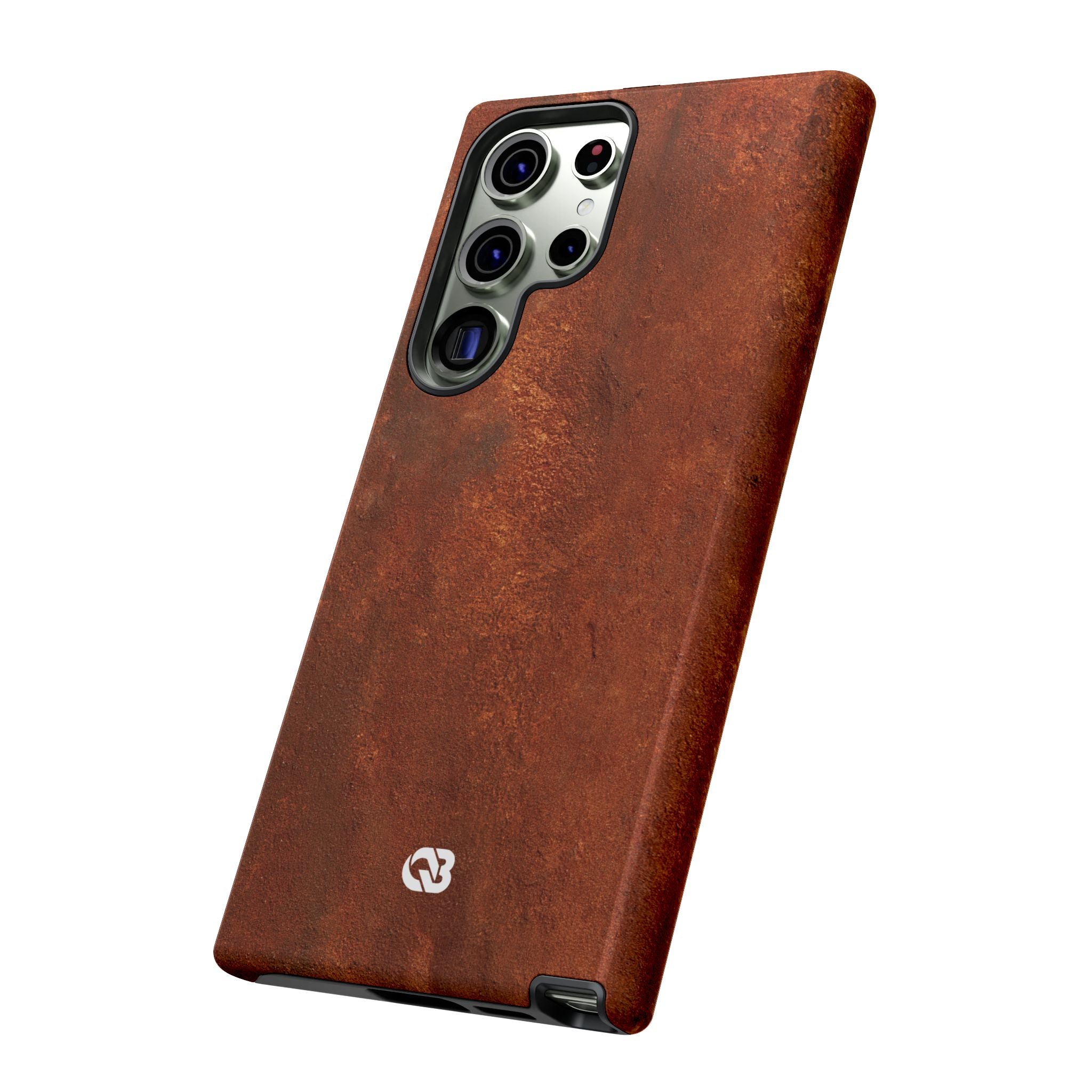 Orange Tough Phone Case for Samsung - Oxidized Iron Crust