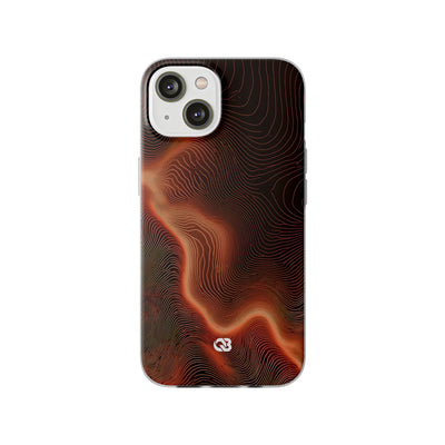 Caldera Ridge · Lite Phone Case for iPhone ·  Orange
