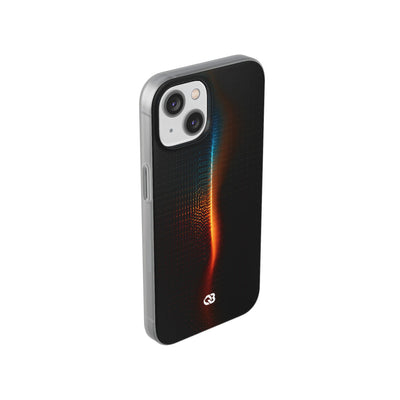 Luminous Refraction Grid · Lite Phone Case for iPhone ·  Black