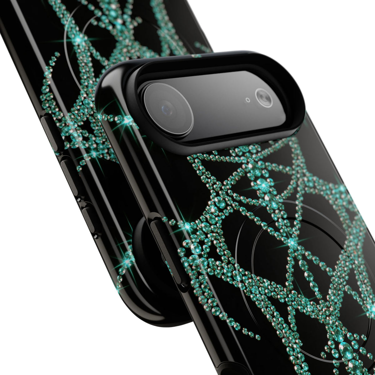 Teal Cyber Sigil · Tough 2.0 Magnetic Phone Case for iPhone · Teal