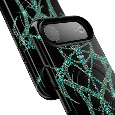 Teal Cyber Sigil · Tough 2.0 Magnetic Phone Case for iPhone · Teal