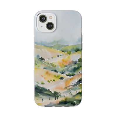 Sage Rolling Hills · Soft Phone Case for iPhone