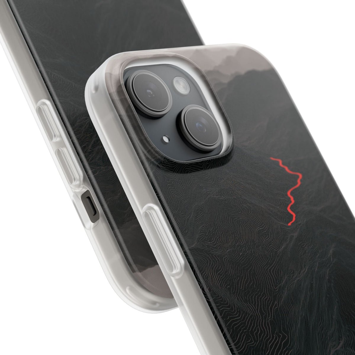 Crimson Ridge Pass · Lite Phone Case for iPhone ·  Black