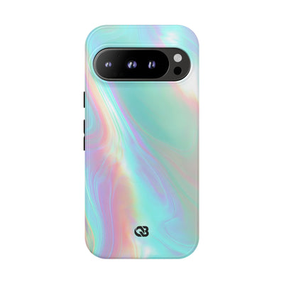 Prismatic Liquid Light · Tough Phone Case for Pixel ·  Teal