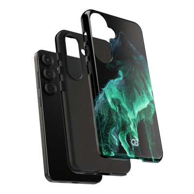 Nordic Aurora Fox · Tough Phone Case for Samsung · Teal