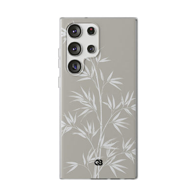 Beige Lite Phone Case for Samsung - Sandstone Bamboo Stalks