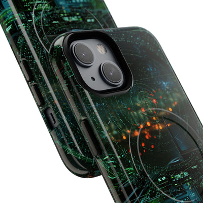 Tactical Avionics HUD · Tough 2.0 Magnetic Phone Case for iPhone · Green