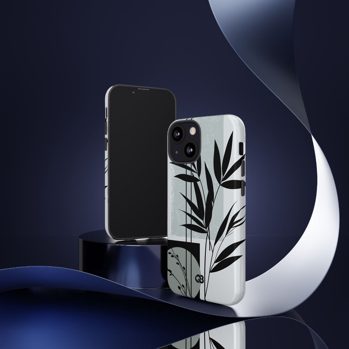 Zen Bamboo Silhouette · Tough Phone Case for iPhone · Green