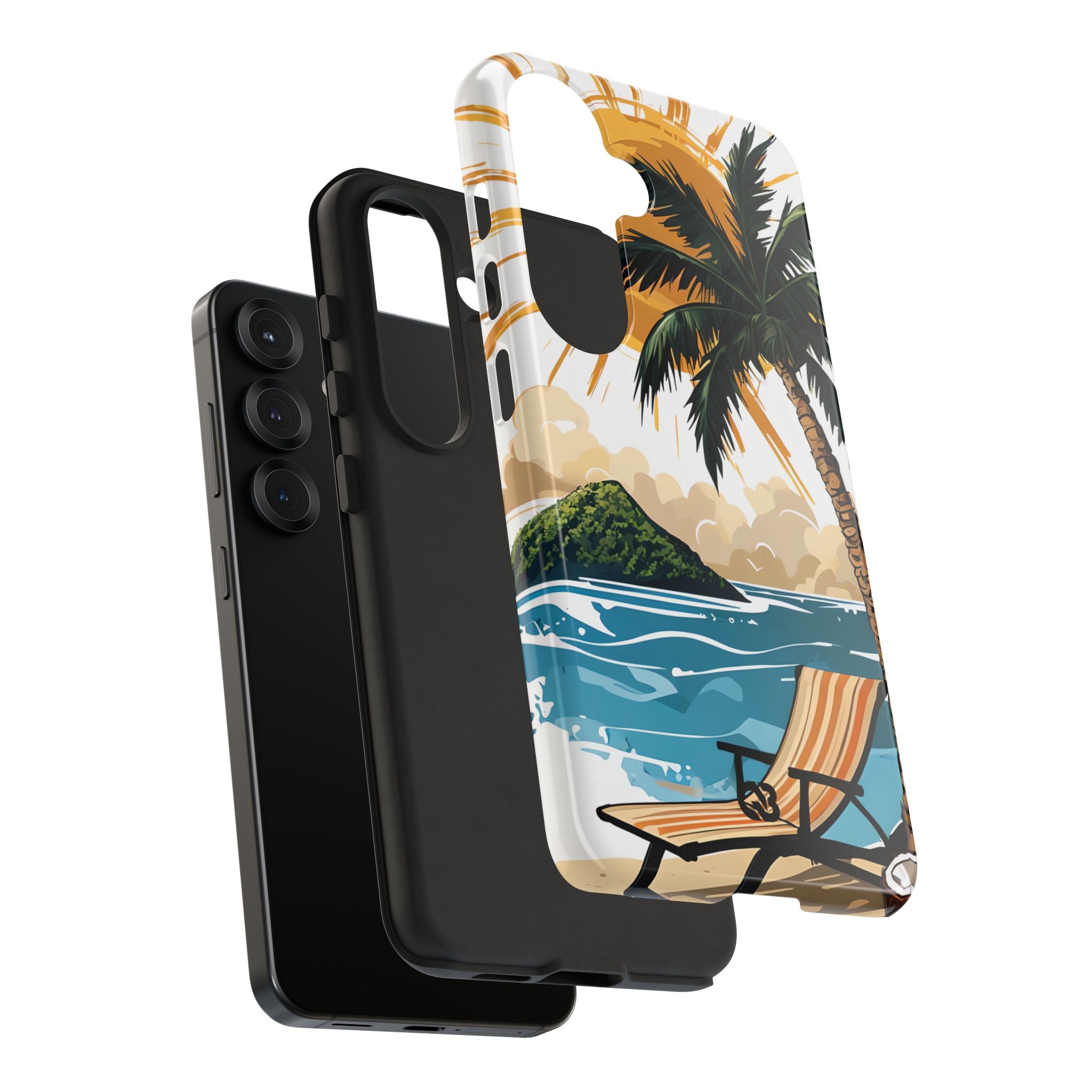 Radiant Coast Solitude · Tough Handyhülle für Samsung