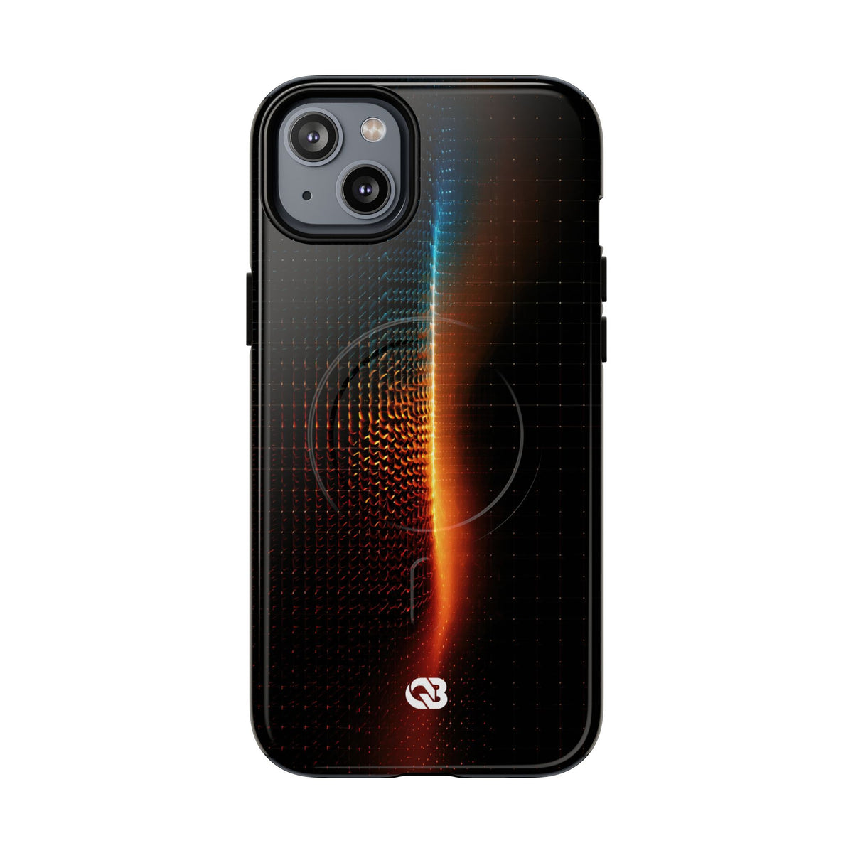 Luminous Refraction Grid · Tough 2.0 Magnetic Phone Case for iPhone · Black