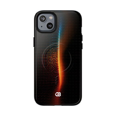 Luminous Refraction Grid · Tough 2.0 Magnetic Phone Case for iPhone · Black