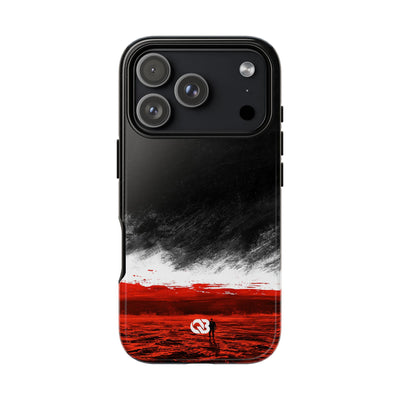 Crimson Void · Tough Phone Case for iPhone · Black