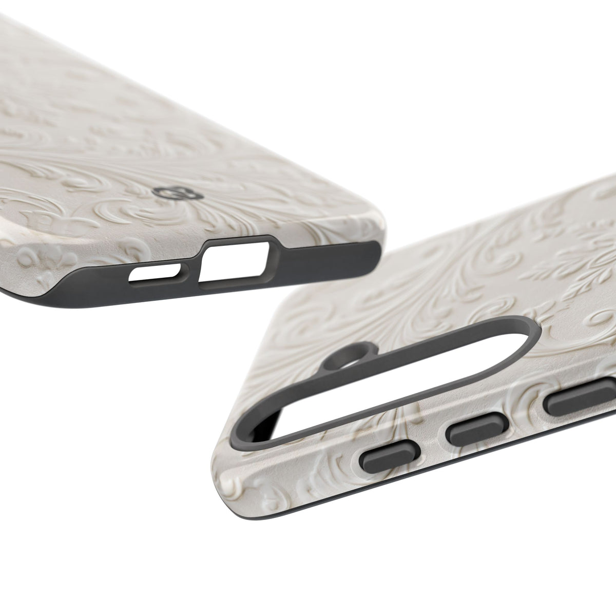 Sculpted Acanthus Relief · Tough Phone Case for Samsung · White