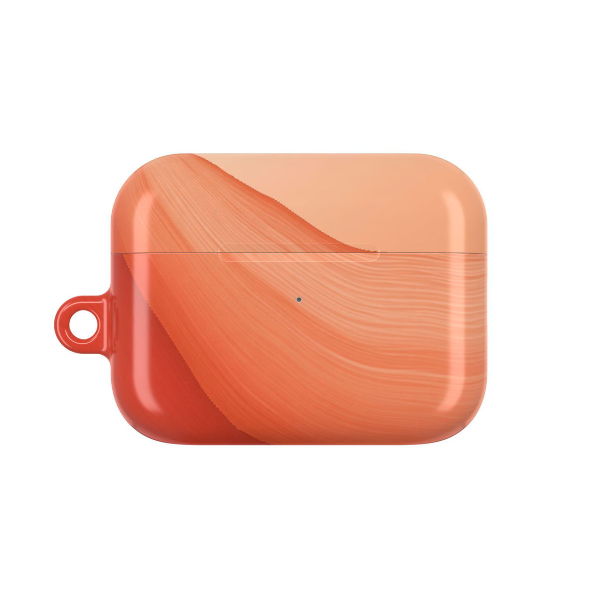 Terracotta Flow · Hard Case for AirPods & AirPods Pro · Orange