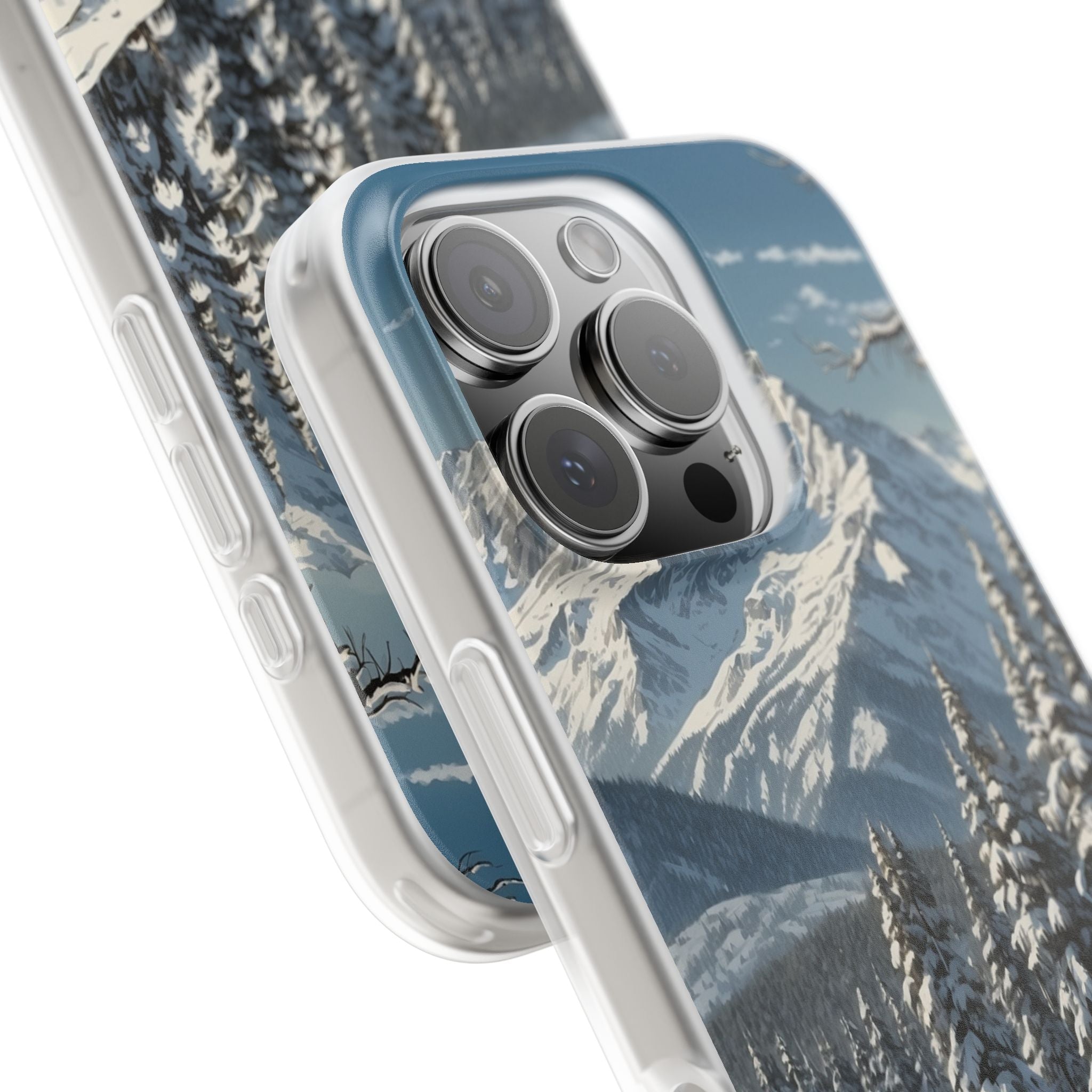 Frozen Ridge Valley · Soft Phone Case for iPhone