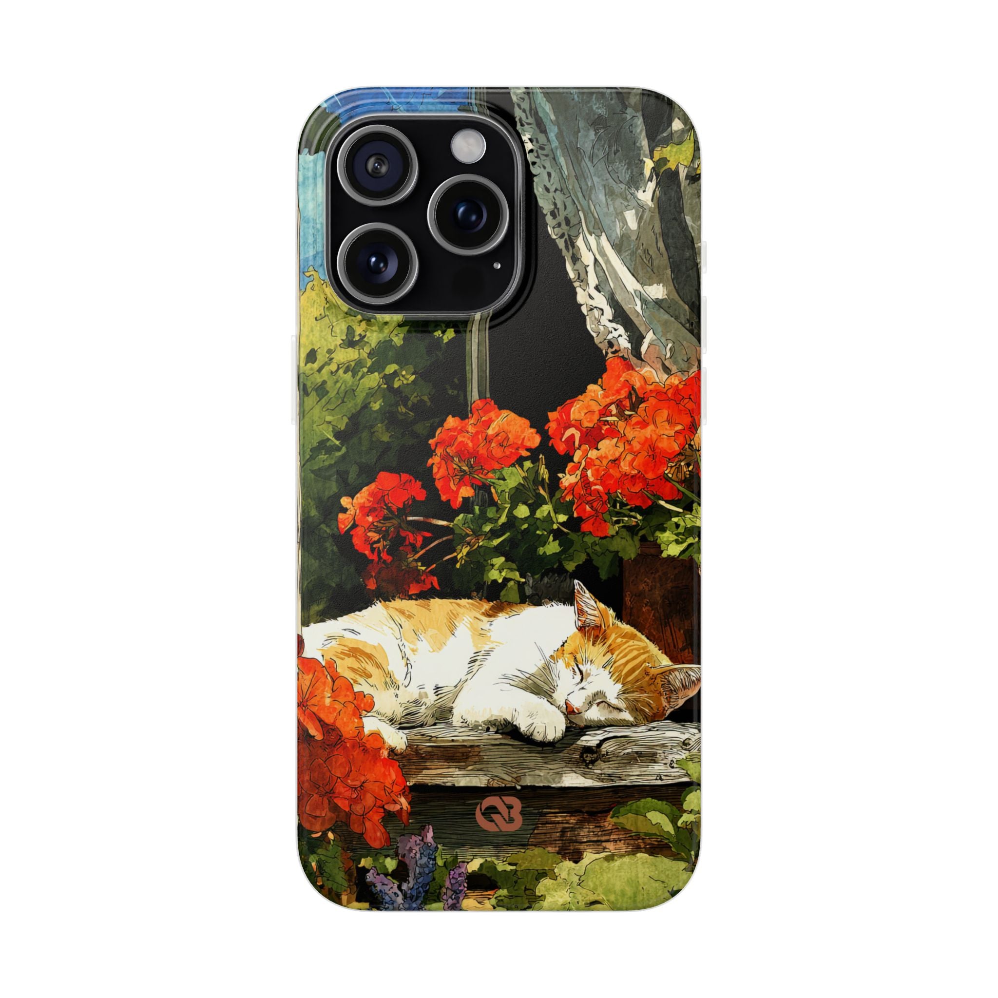 Sleeping Ginger Bloom · Soft Hoesje voor iPhone