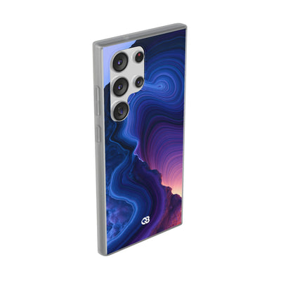 Radiant Strata · Lite Phone Case for Samsung · Blue
