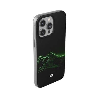 Nordic Mountain Contour · Lite Phone Case for iPhone ·  Black