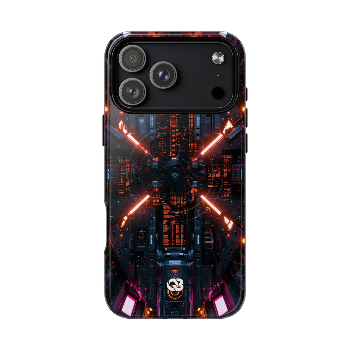 Cybernetic Reactor Core · Tough 2.0 Magnetic Phone Case for iPhone · Black