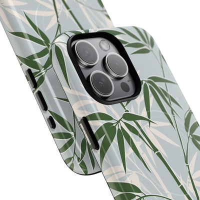 Green Tough 2.0 Magsafe Phone Case for iPhone - Kyoto Bamboo Canopy
