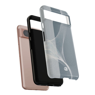 Slate Contour Drift · Tough Phone Case for Pixel ·  Grey