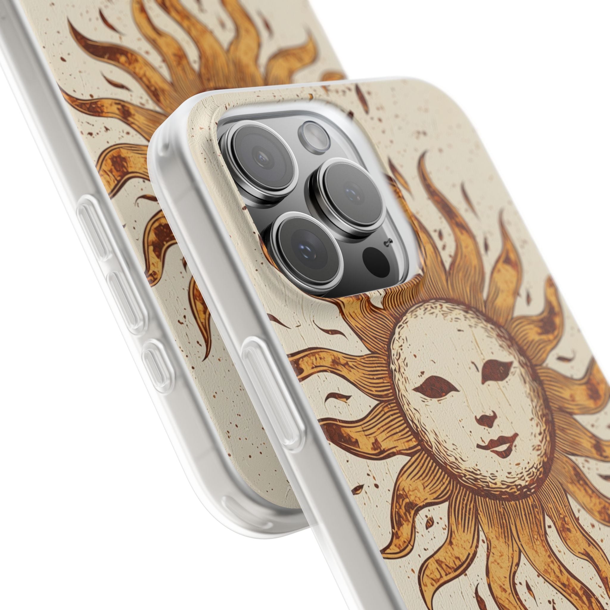 Ρουστίκ Ηλιακή Μάσκα · Soft Θήκη για iPhone