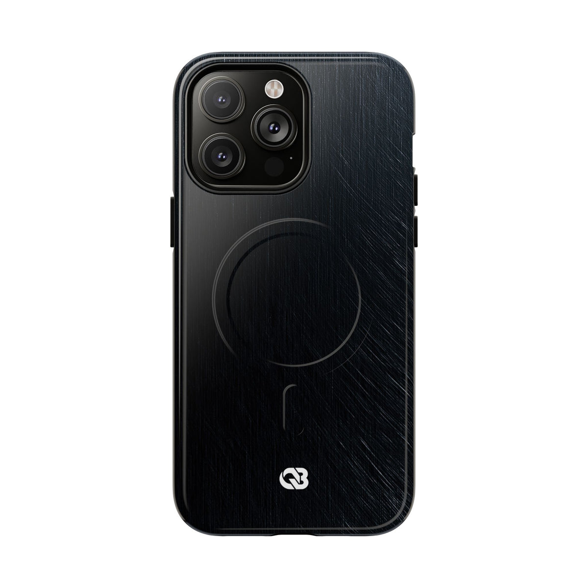 Brushed Obsidian Steel · Tough 2.0 Magnetic Phone Case for iPhone · Black