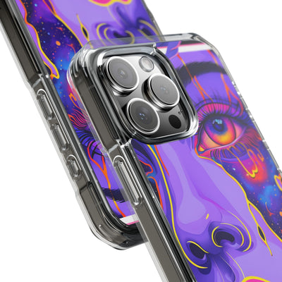 Violet Cosmic Gaze · Impact Custodia per iPhone · Magsafe