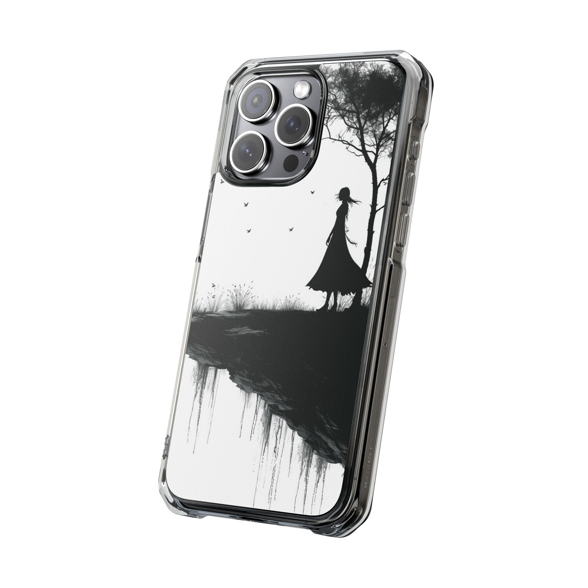 Cliffside Silhouette iPhone 15 Pro Max Case - Impact