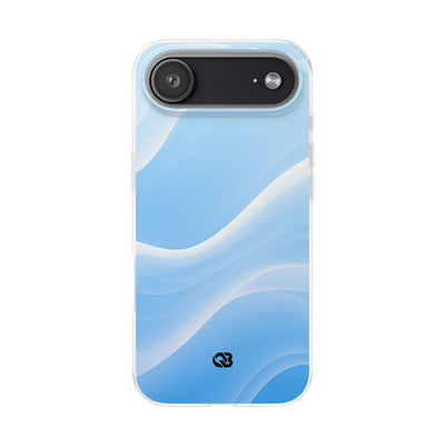 Blue Lite Phone Case for iPhone - Glacial Blue Silk