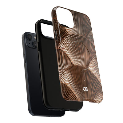 Rose Gilded Fan · Tough 2.0 Magnetic Phone Case for iPhone · Gold