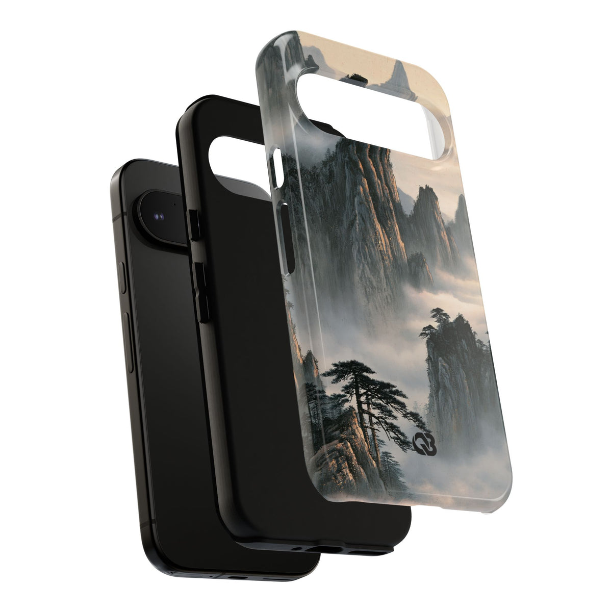 Sacred Mountain Mist · Tough Phone Case for Pixel ·  Beige
