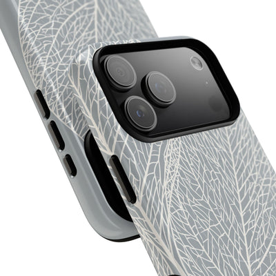 Grey Tough 2.0 Magsafe Phone Case for iPhone - Frosted Ash Veins