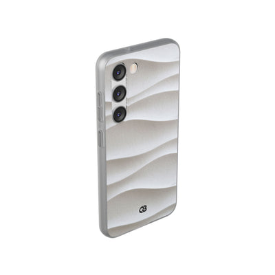 Sculpted Dune Relief · Lite Phone Case for Samsung · White