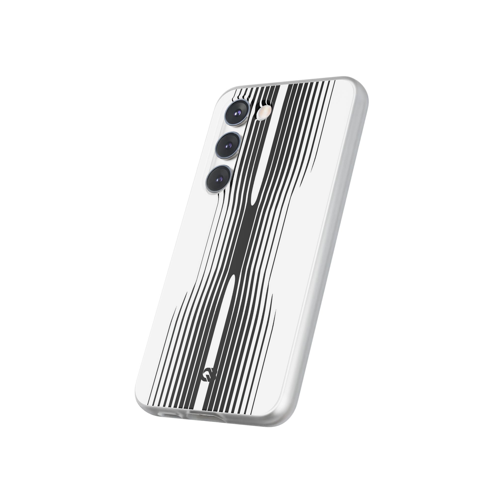 White Lite Phone Case for Samsung - Kinetic Mono Distortion