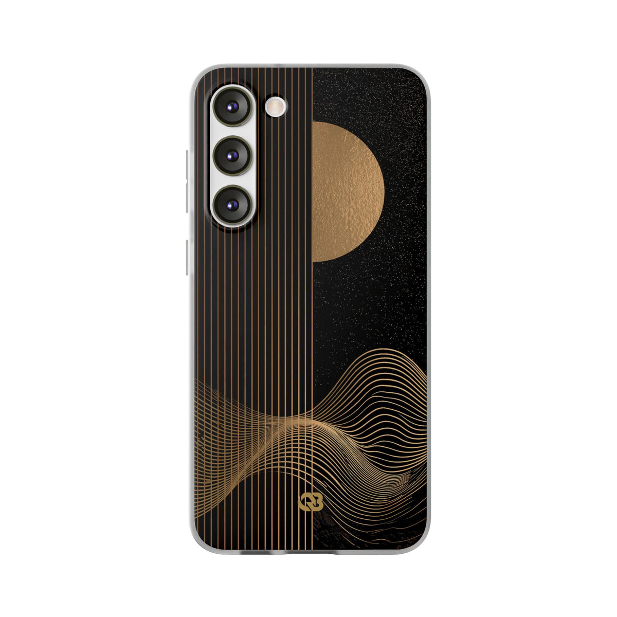 Lunar Topo Horizon · Lite Phone Case for Samsung · Black