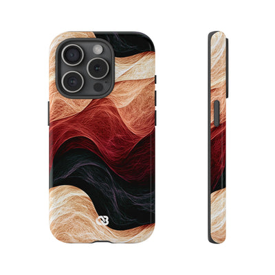 Ember Wave Dispersion · Tough Phone Case for iPhone · Red