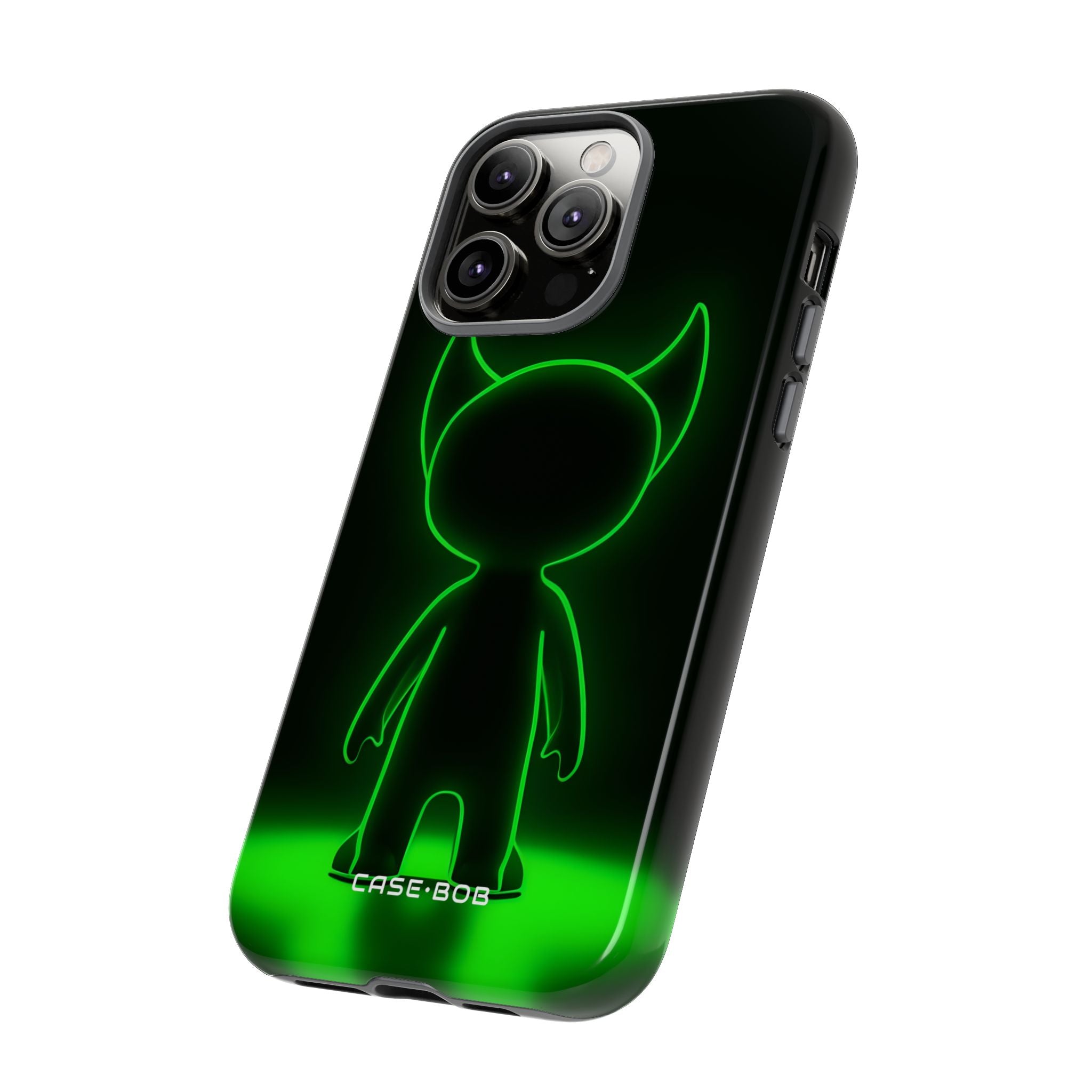 Neon Horned Glow iPhone 14 Pro Max Case - Tough