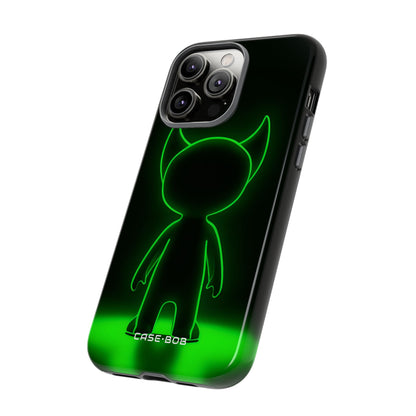 Neon Horned Glow iPhone 14 Pro Max Case - Tough