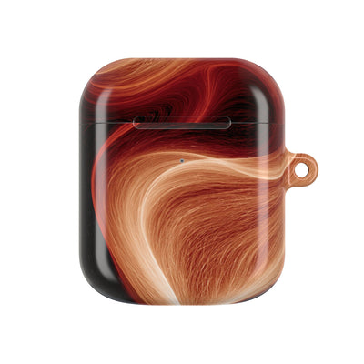 Solar Ember Flow · Hard Case for AirPods & AirPods Pro · Orange