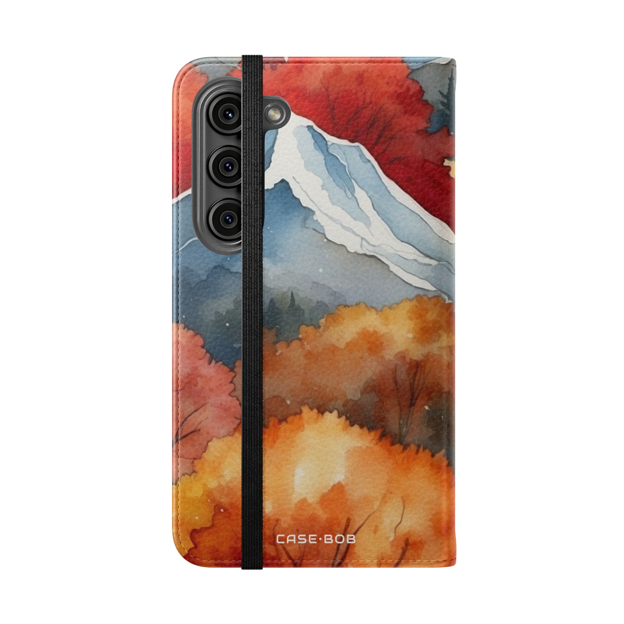 Snowcapped Ember Mountains - Samsung S23 Case - Wallet