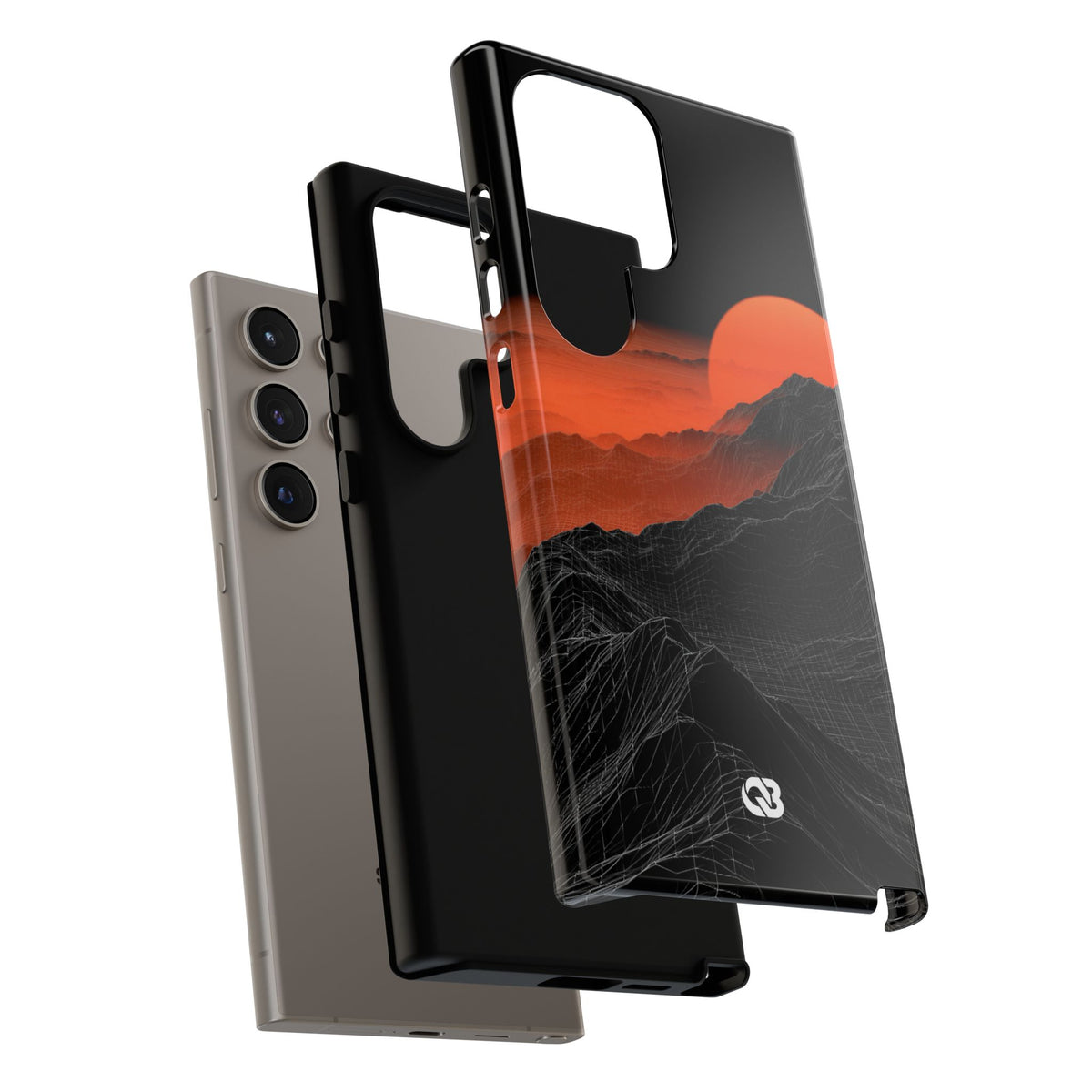 Solar Ridge Mesh · Tough Phone Case for Samsung · Black