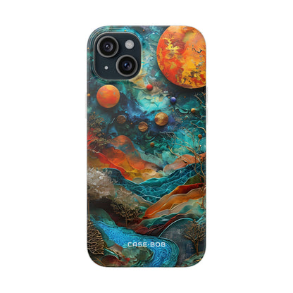 Celestial Ember iPhone 15 Plus Cover - Blød