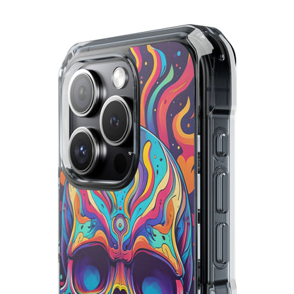 Flaming Skull iPhone 15 Pro Cover - Impact