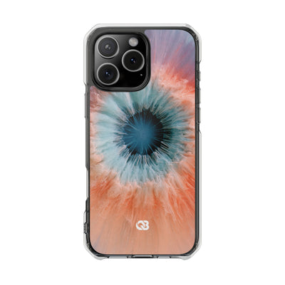Radiant Aura Core · Clear Impact Magnetic Phone Case for iPhone · Orange