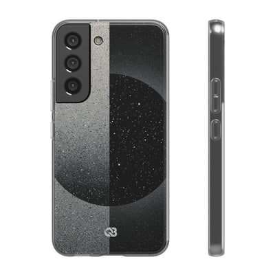 Black Lite Phone Case for Samsung - Lunar Static Orbit