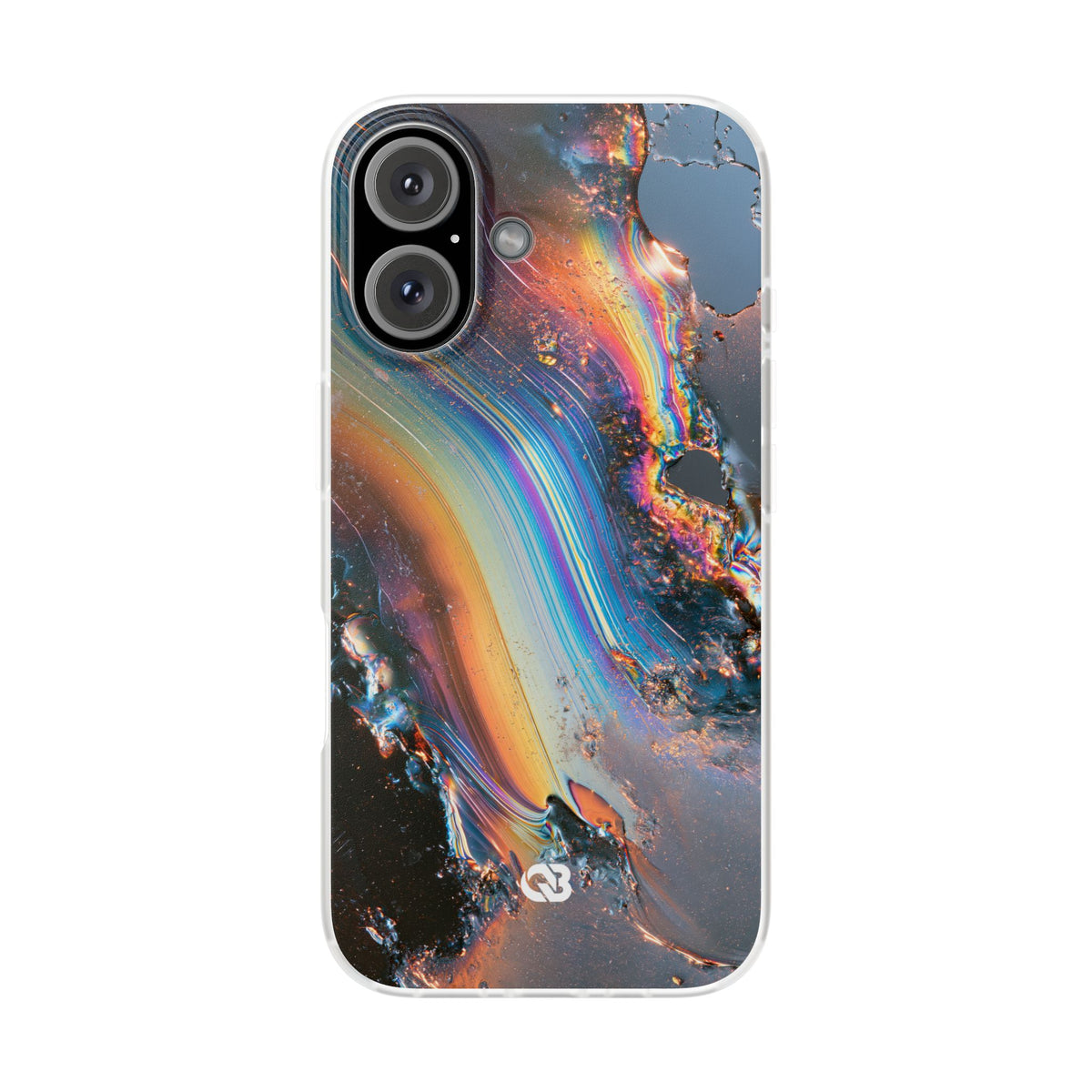 Prismatic Aura Flow · Lite Phone Case for iPhone ·  Blue