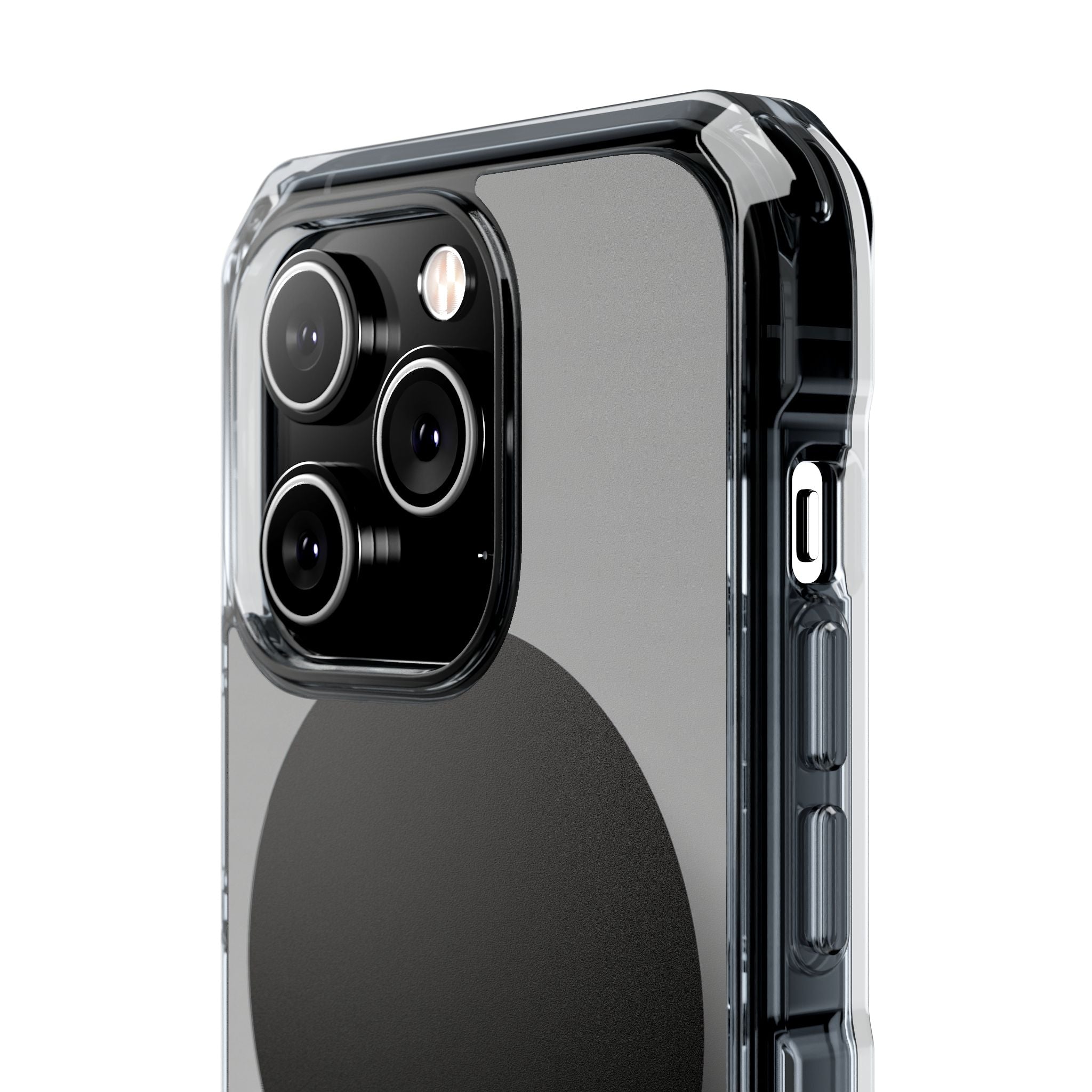 Grey Impact MagSafe Phone Case for iPhone - Matte Onyx Sphere