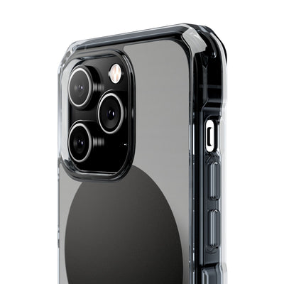 Grey Impact MagSafe Phone Case for iPhone - Matte Onyx Sphere